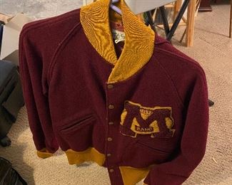 Old Minnesota Golden Gopher Letter Jacket(Band)