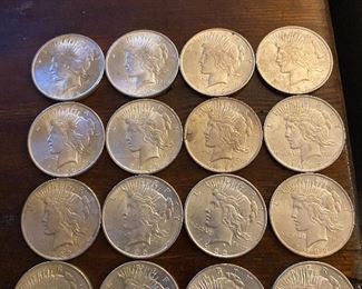 1922 Uncirculated Peace Dollars