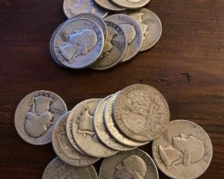 90% Silver Washington Quarters