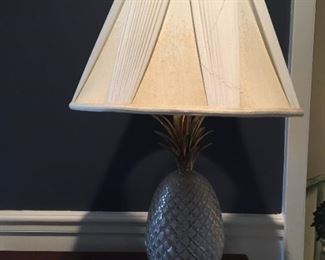 Glass Pineapple Lamp.