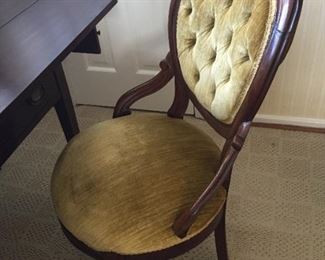 Small Victorian style chair.