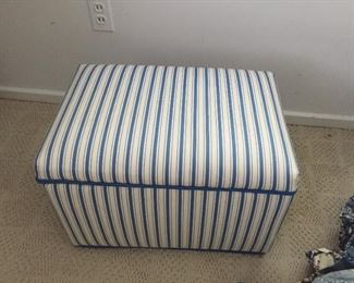 Small foot stool with storage.