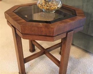 . . . a nice end table with butterfly jar