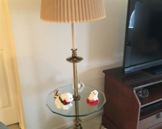 . . . another standing lamp -- this one in brass