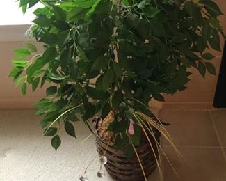 . . . one of a few nice faux flowers (that means fake -- just kidding!)