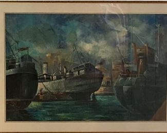 Classic maritime painting