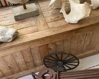 Cast iron Americana art Gatling gun