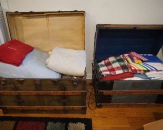 Large trunks and quilts