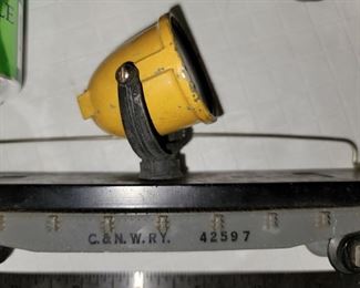 Vintage American Flyer C & N W R Y (42597) toy #634 Floodlight car. $12