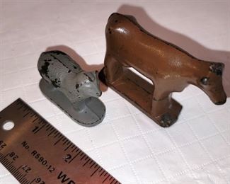 Vintage plastic (rubber?) farm animals. $4 for both