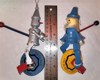 Wizard of Oz wooden ornaments. $8 for both