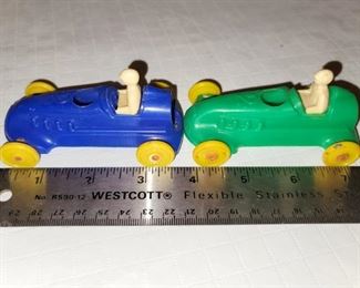 Two vintage Pyro plastic Indy race cars. 2/$10