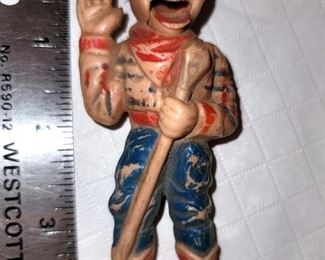 Vintage plastic Howdy Doody toy figure with movable mouth. $5