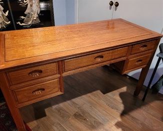 Beautiful mahogany Asian style desk