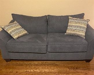 Three person upholstered sofa $200