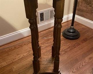 Wood plant stand $25