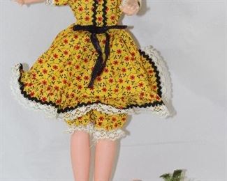 Kellogg’s Cereal Premium  (1964-1965) Calico Lassie “Ellie Mae” Doll with Original Clothes