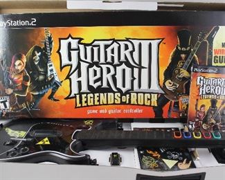 Play Station 2 “Guitar Hero III “Legends of Rock” complete in box