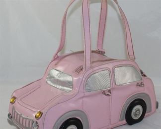 Vintage Pink Automobile Purse