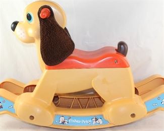 Fisher Price 1983 Rocking Puppy #135 Toddler Toy