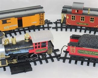 The Great American "Denver" Express 4 Piece Train set 