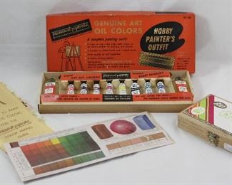 -Permanent Pigments Oil-Paints                                                                      -Vintage Talens and Zoom Rembrandt 12 Soft Castles 