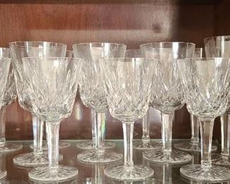 Waterford Crystal Stemmed Glasses (Lismore?)