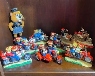 "Coca-Cola," H-D "Faithful Fuzzies by The Hamilton Collection"