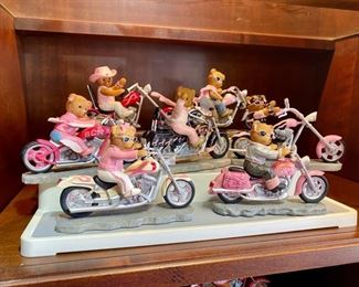 "On The Road For A Cure," H-D "Faithful Fuzzies by The Hamilton Collection"