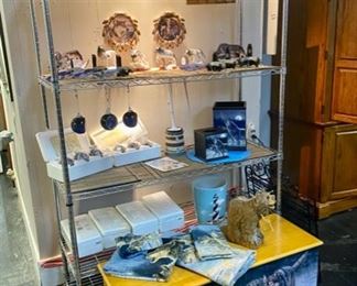 Collectibles of Wolf Items by Artists: Al Agnew, Sandra Brue, and Jerry Gadamus