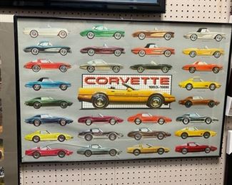 CORVETTE 1953-1986 Framed Poster