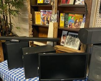 Computer Monitors, Stereos, Speakers, Hi-Tech Receivers, etc.