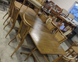 John Widdicomb table and 8 chairs