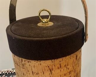 Rare Georges Briard Cork Ice Bucket
