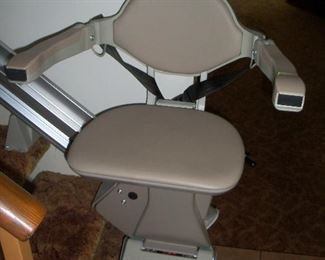Available for pre sale, 714 499 4199. Bruno Industries chair lift, mdl SRE-3000. 7 step lift with remote.
