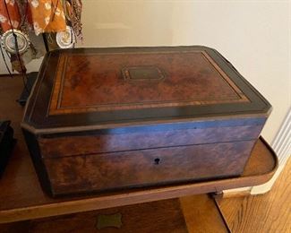 Antique english boxes