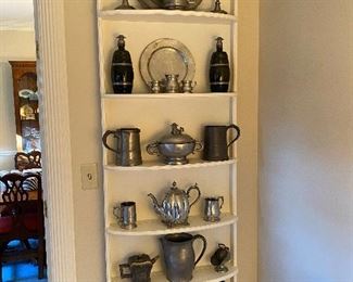 Antique chinese, british and french pewter - 18th century to vintage