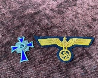 Nazi/German Mothers Cross and Nazi Patch