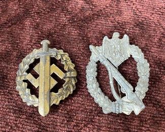 Nazi/German Sports Badge and Nazi/German Infantry Assault Badge