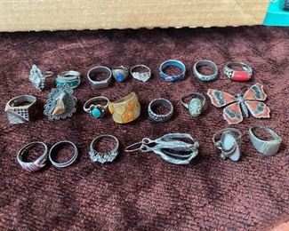 Sterling Silver Rings and Jewelry