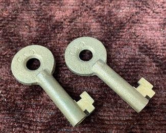 C & O Railroad Lock Keys