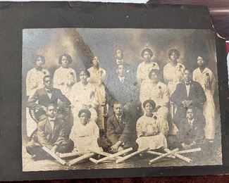 Large Black Americana Cabinet Photo