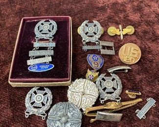 Old U.S. Military Pins and Badges