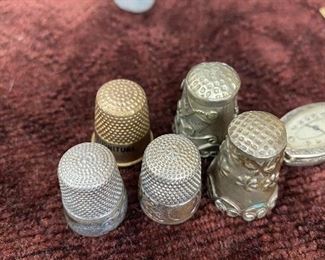 Old Sewing Thimbles