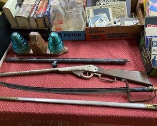 BB Gun, Swords, Shotgun Barrel