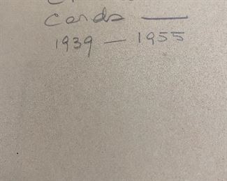 Christmas Cards Scrapbook 1939-1955