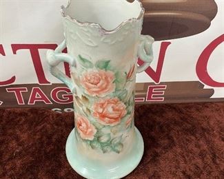 Large Floral Decorated Vase(Germany, France)