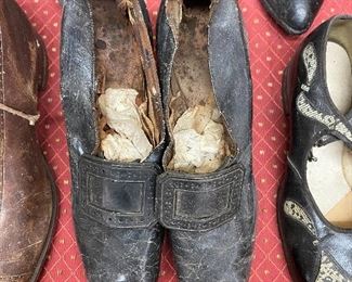 Several Pairs of Victorian Ladies Shoes and Boots