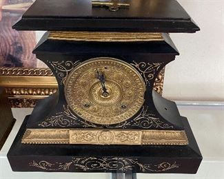 Old Mantle Clocks with Keys and Pendulums