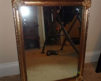 25" Vintage very heavy mirror